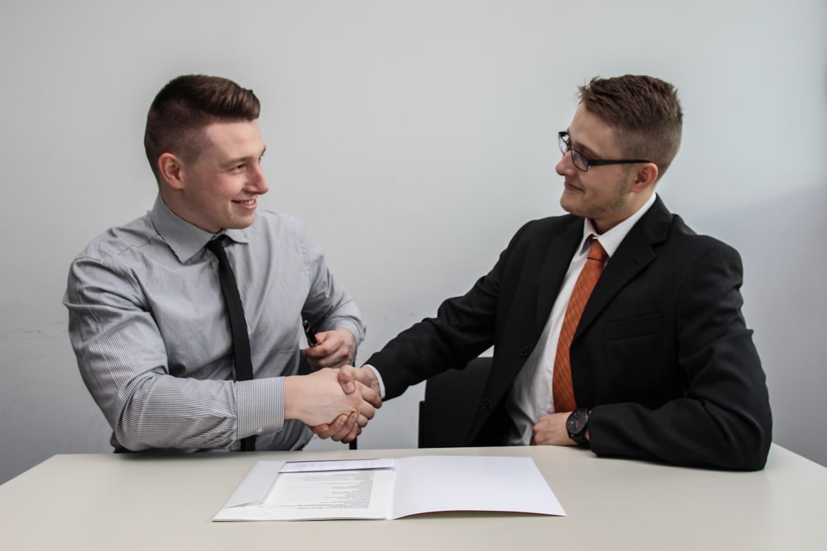Professional business meeting and consultation